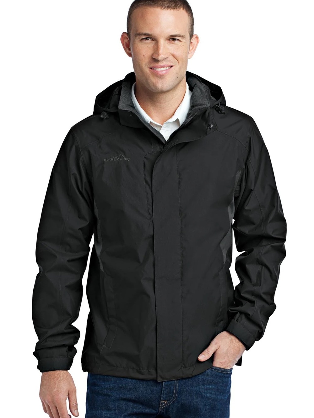 Eddie Bauer WeatherEdge Rain Jacket – Black